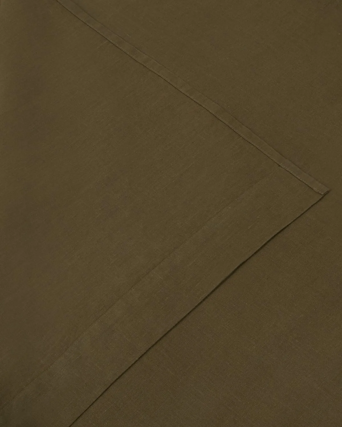 Marcel Linen Flat Sheet - Moss