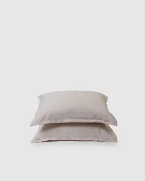 Marcel Linen Pillowcases (Pair) - Blush