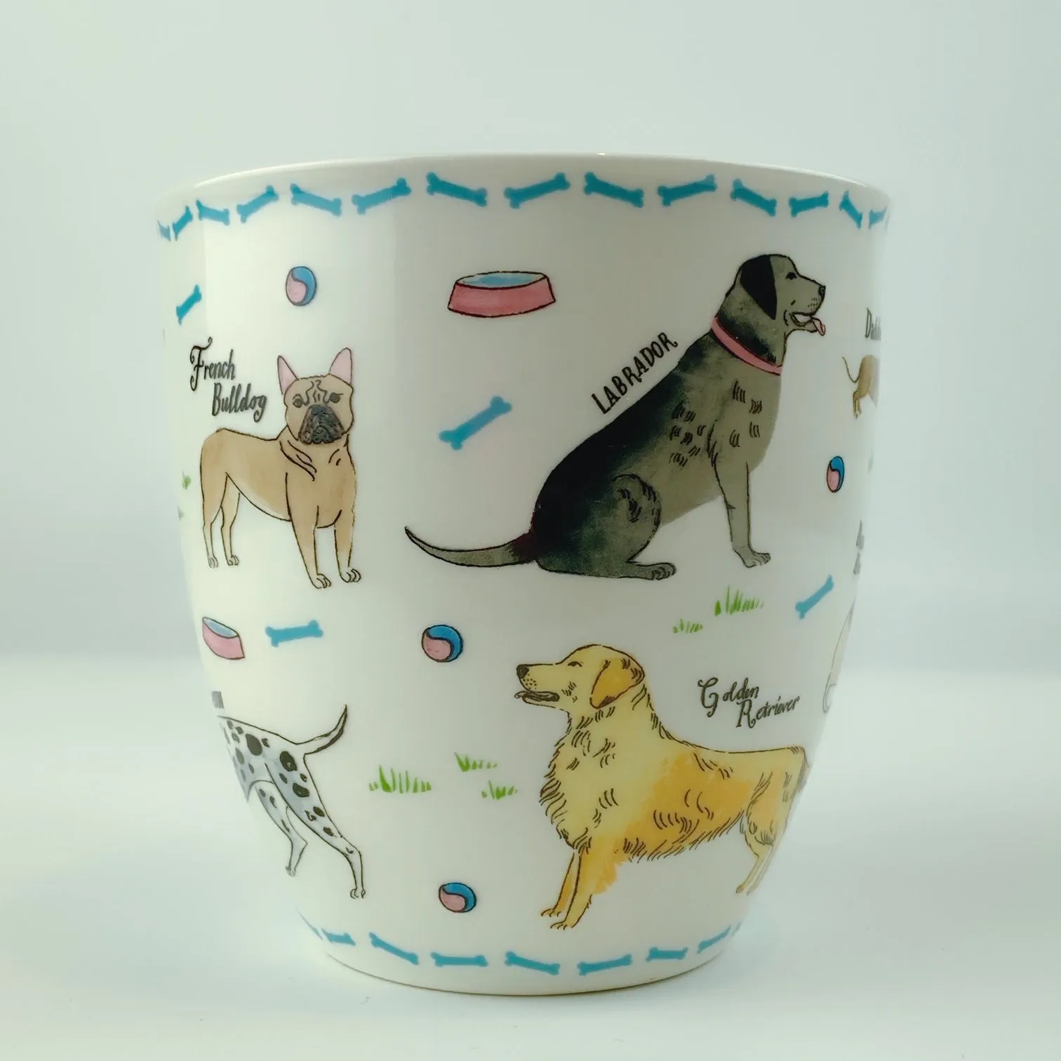 Milly Green British Design Debonair Dogs Coffee Mug Tea Cup 20 oz