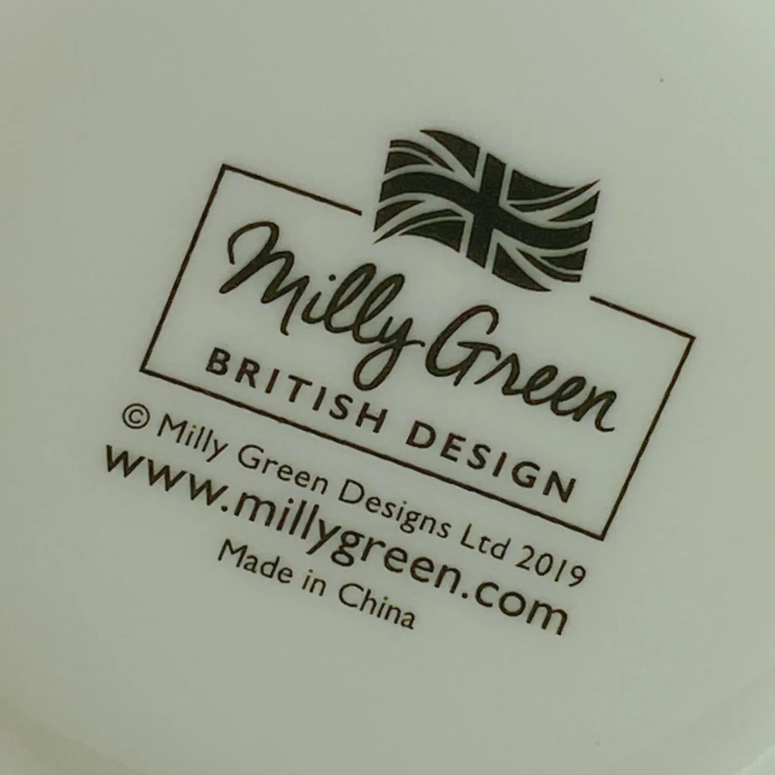 Milly Green British Design Debonair Dogs Coffee Mug Tea Cup 20 oz