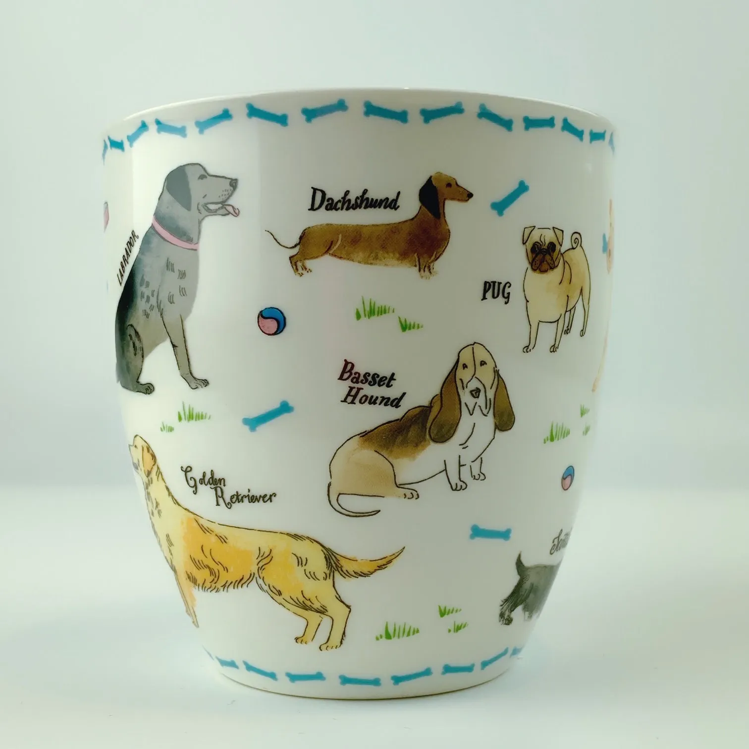 Milly Green British Design Debonair Dogs Coffee Mug Tea Cup 20 oz