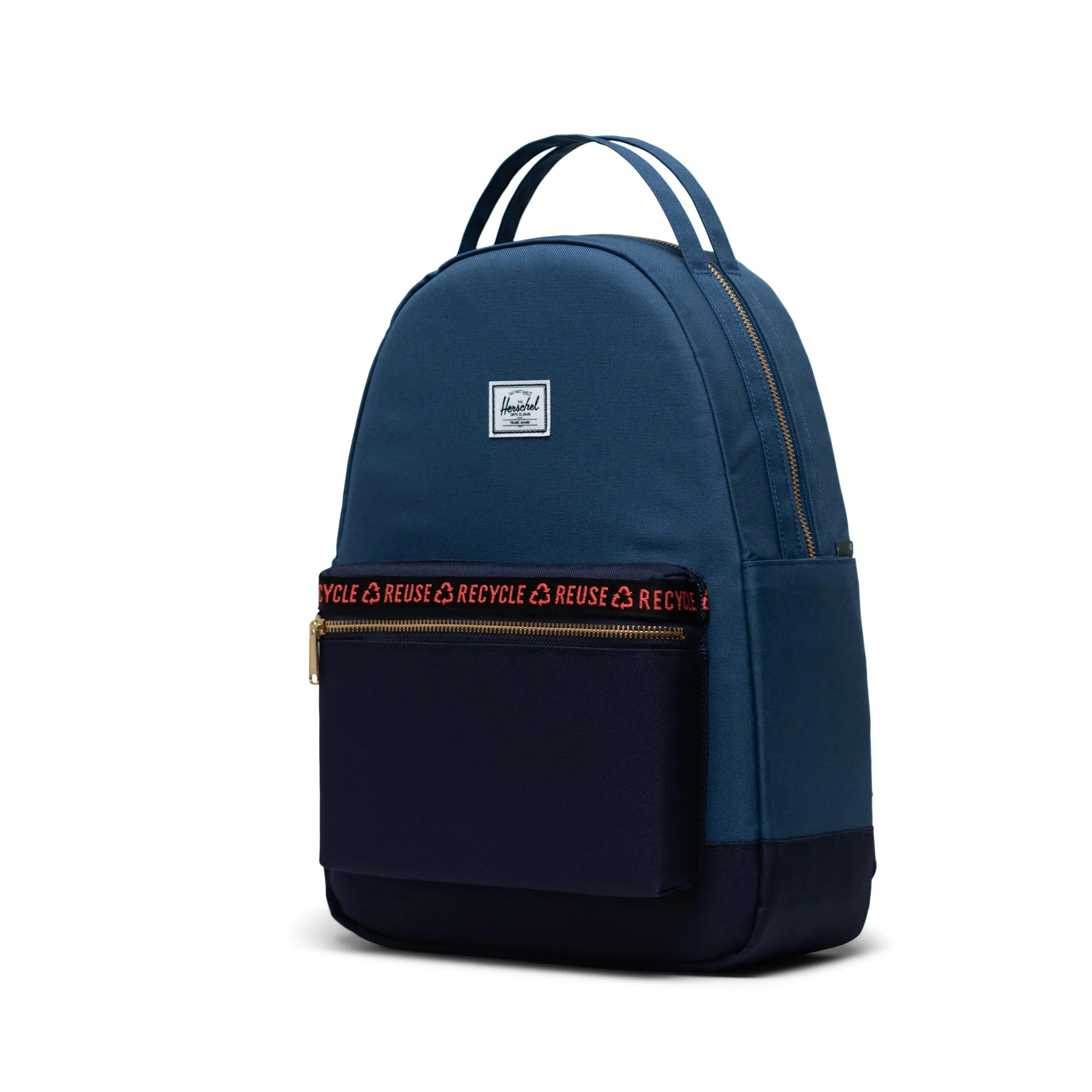 Mochila Herschel Nova Mid-Volume Ensign Blue/Peacoat - Eco Collection