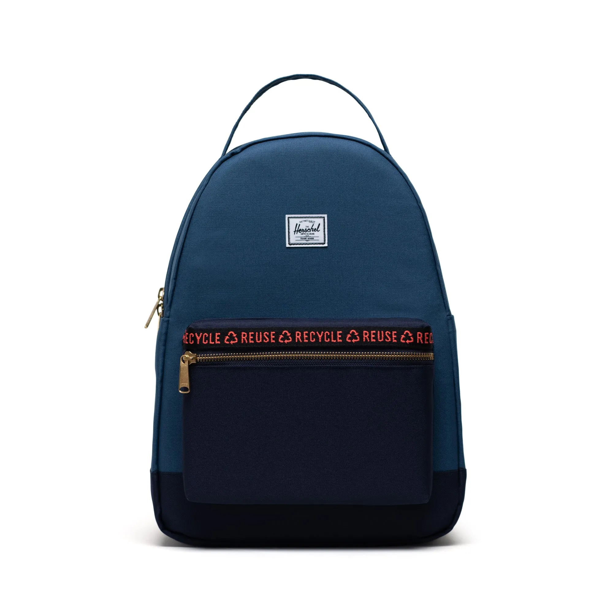 Mochila Herschel Nova Mid-Volume Ensign Blue/Peacoat - Eco Collection