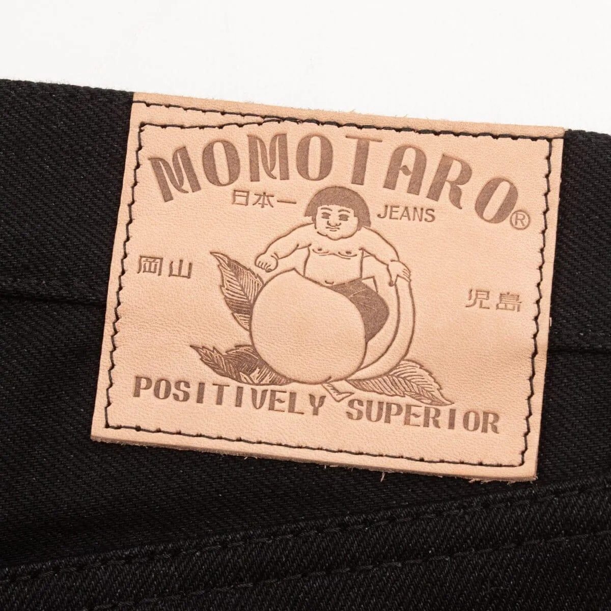 Momotaro Jeans - 0405-B 15.7oz Black Selvedge Denim - High Tapered Fit