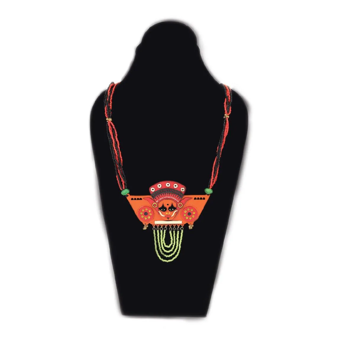 Naga kaali Hand painted Neckpiece