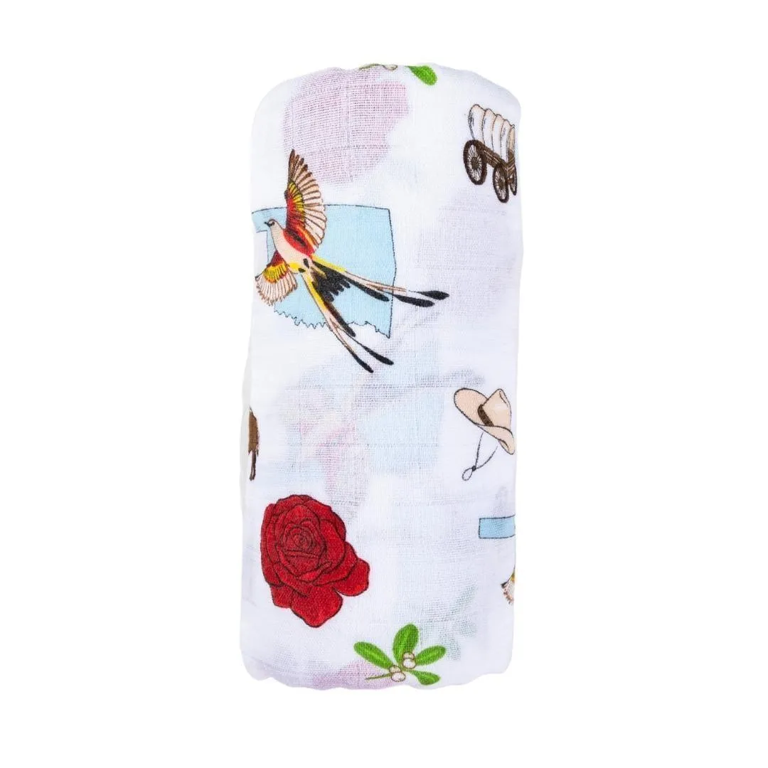 Oklahoma Baby Swaddle Blanket