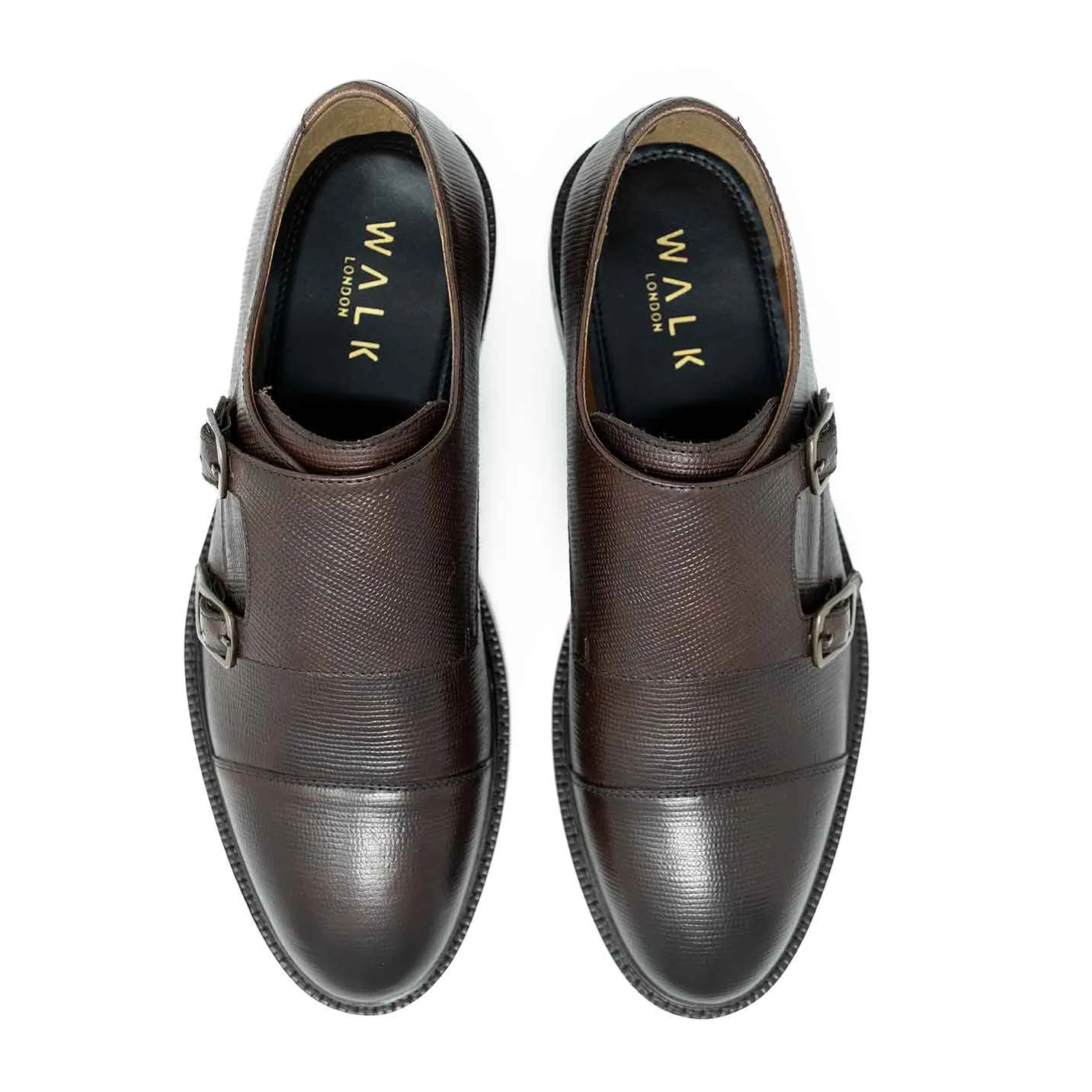 Oliver Etched Monk Strap Shoes