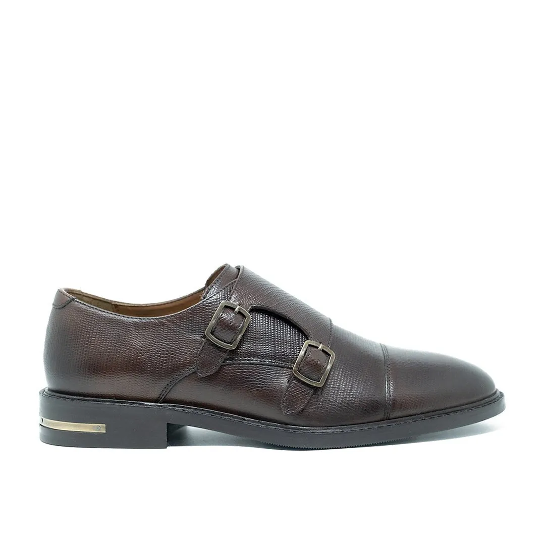 Oliver Etched Monk Strap Shoes