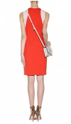 Optical Orange Dress