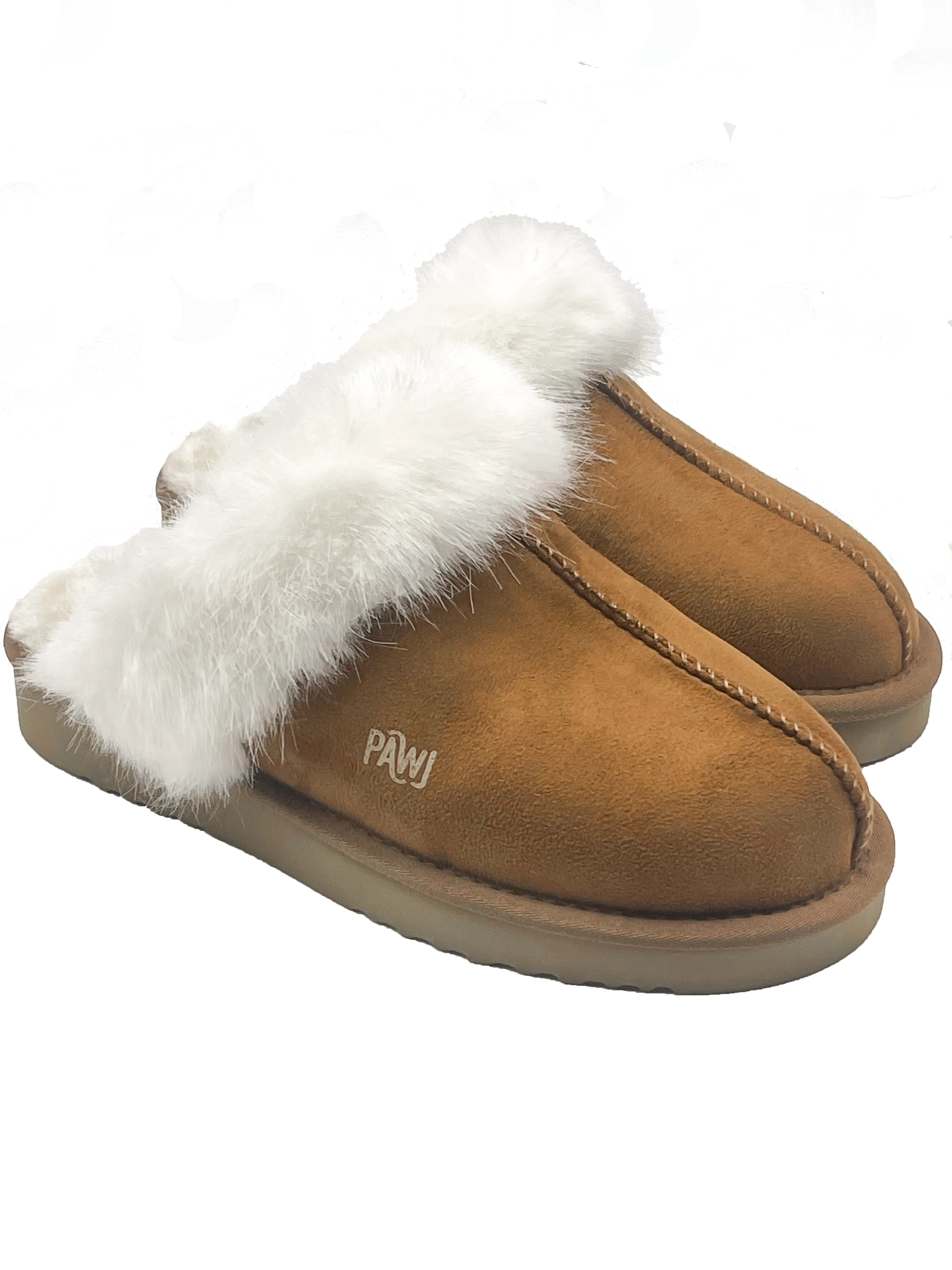 PAWJ Slippers | Chestnut / Aspen Snow