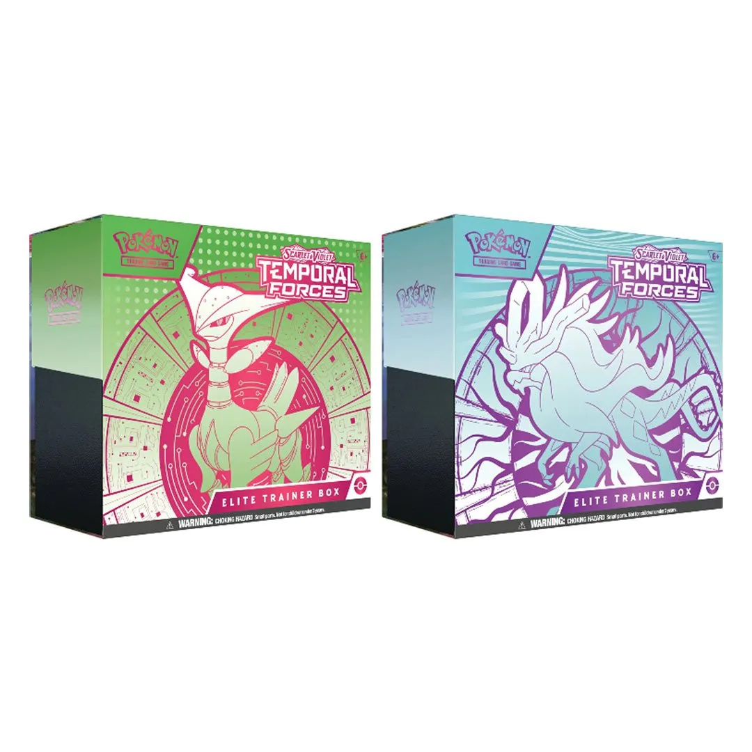 Pokemon TCG: Scarlet & Violet: Temporal Forces Elite Trainer Box Card Game