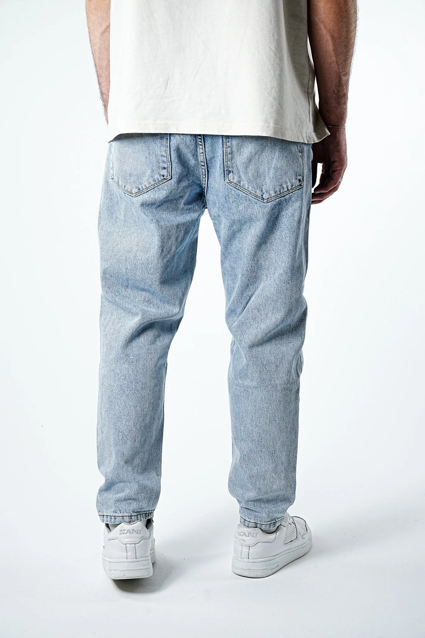 Premium Blue Faded Relaxed Fit Jeans