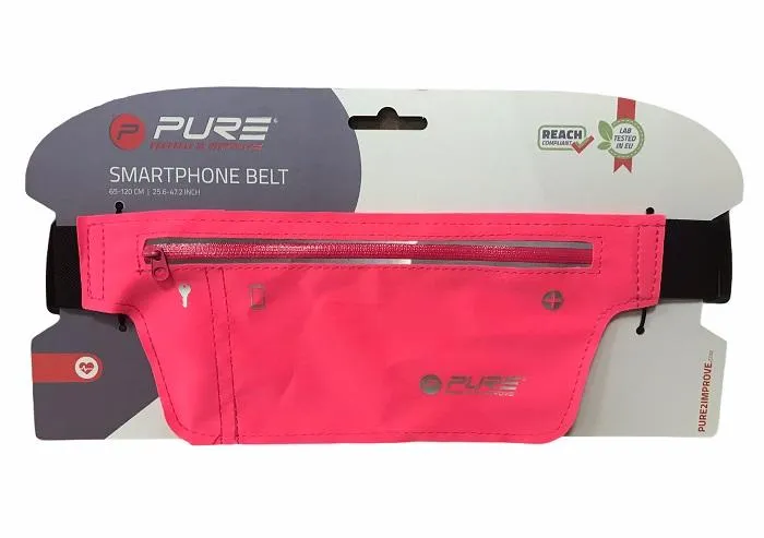 Pure 2Improve Running Smartphone Waistbands P2I320010 255566 fluorescent pink