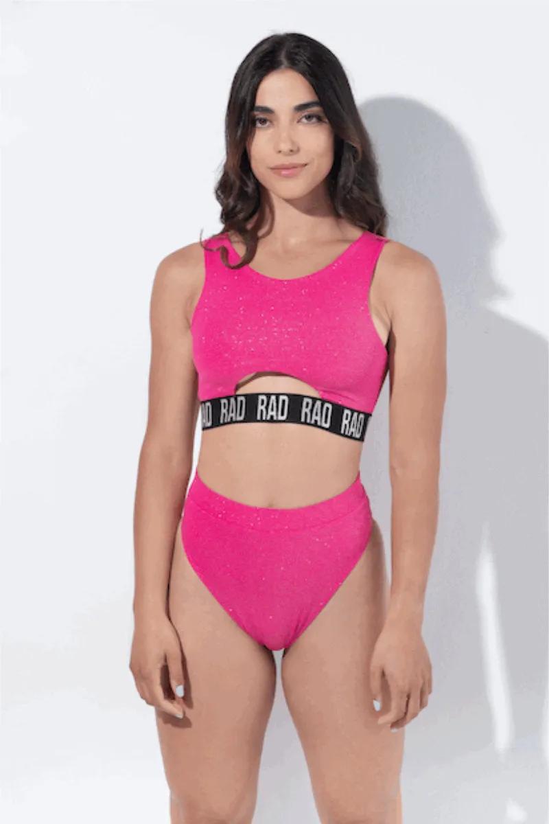 RAD Bahari Top - Fuchsia Glitter