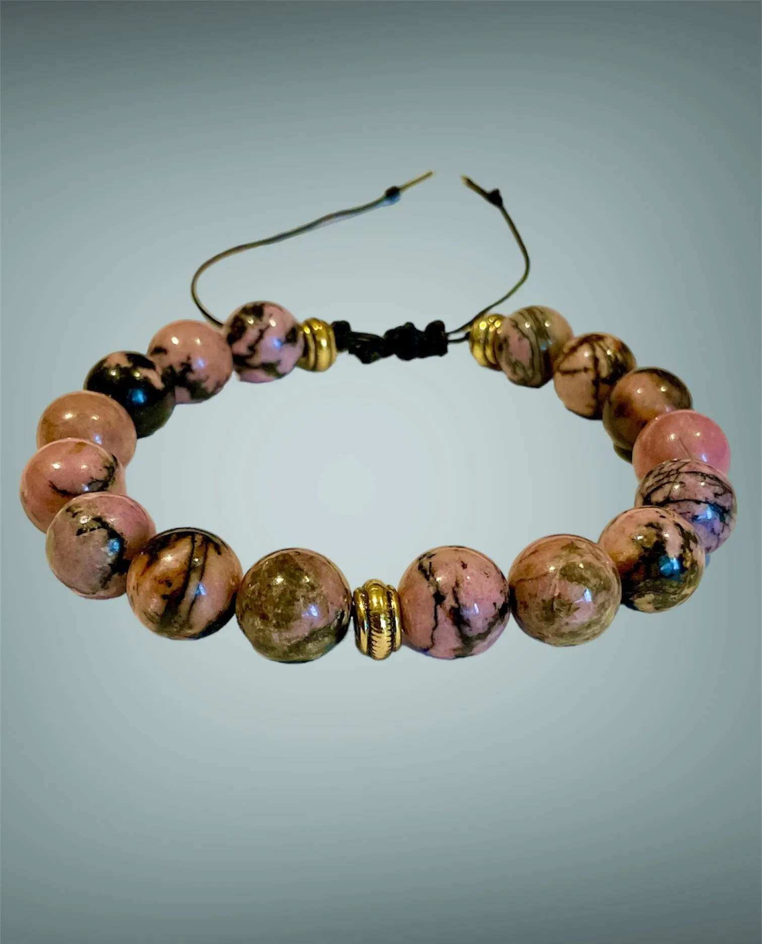 Rhodonite Gemstone Bracelet