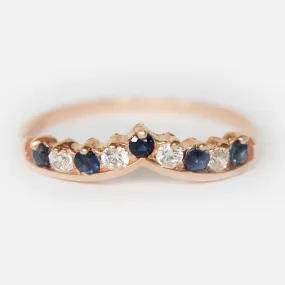 Sapphire Cluster Ring Camille