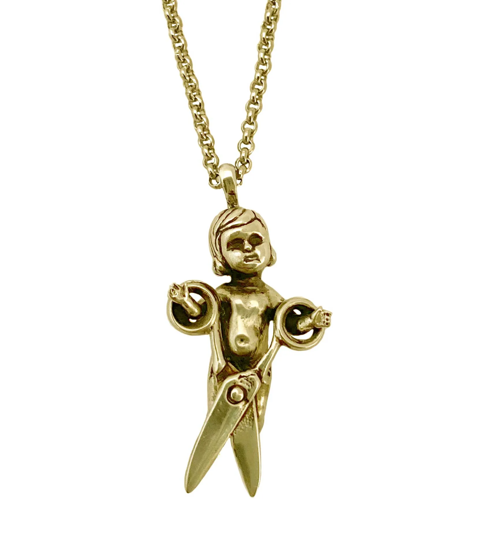 Scissor Baby Necklace