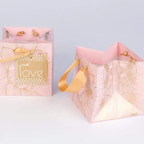 Small Flower Power Design Gift Bag