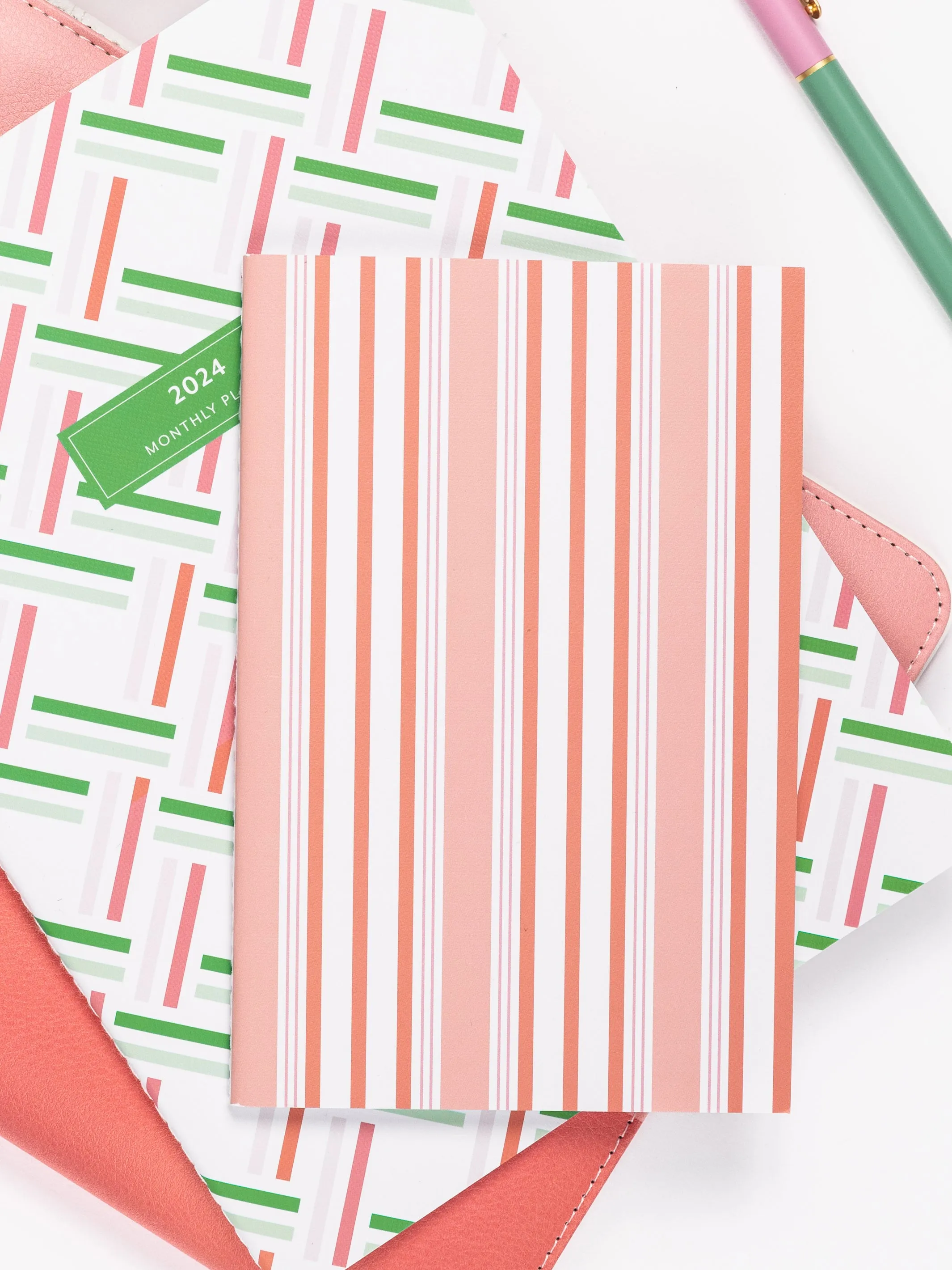 Small Notebook | Earn Your Stripes Pink