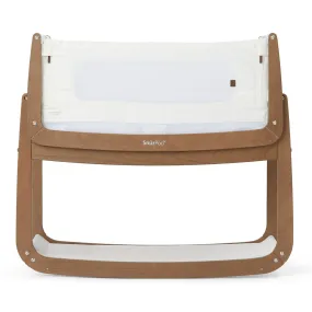 Snuzpod 4 Bedside Crib - The Natural Edit, Walnut