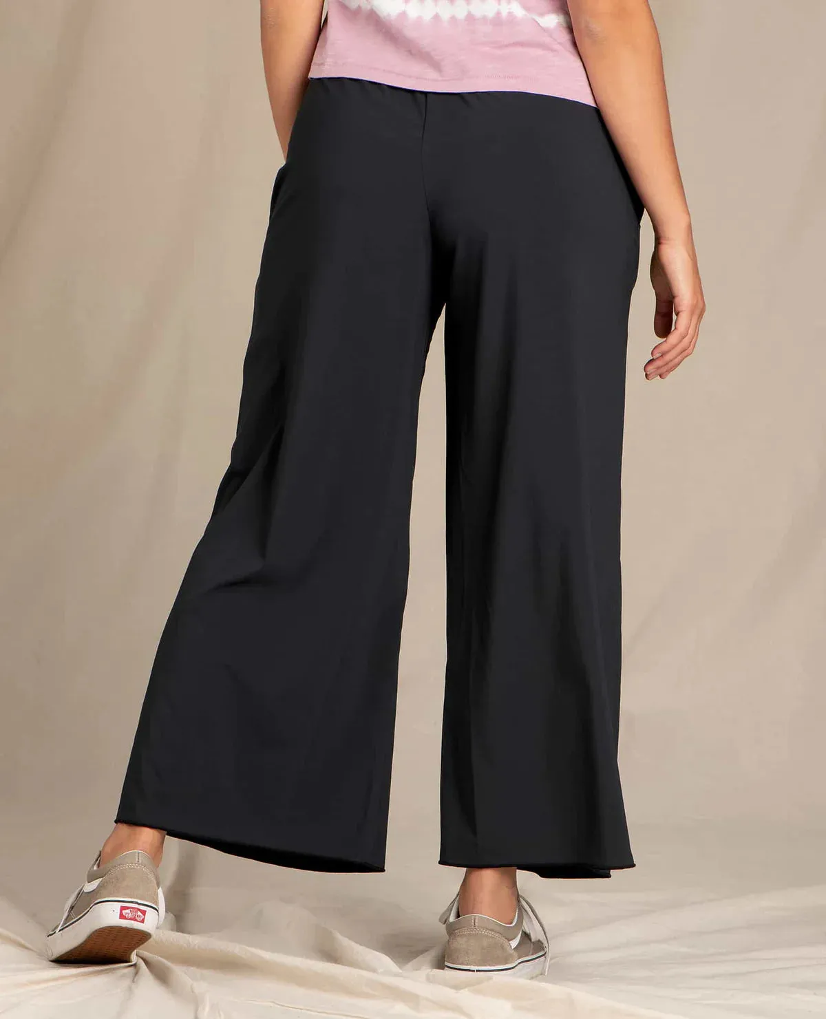 SUNKISSED WIDE LEG PANT (BLACK) - TOAD&CO