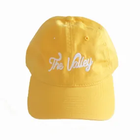 The Valley Dad Hat Pre-Order in Yellow/White