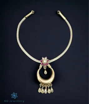 The Yadhvi Silver Gemstone Necklace