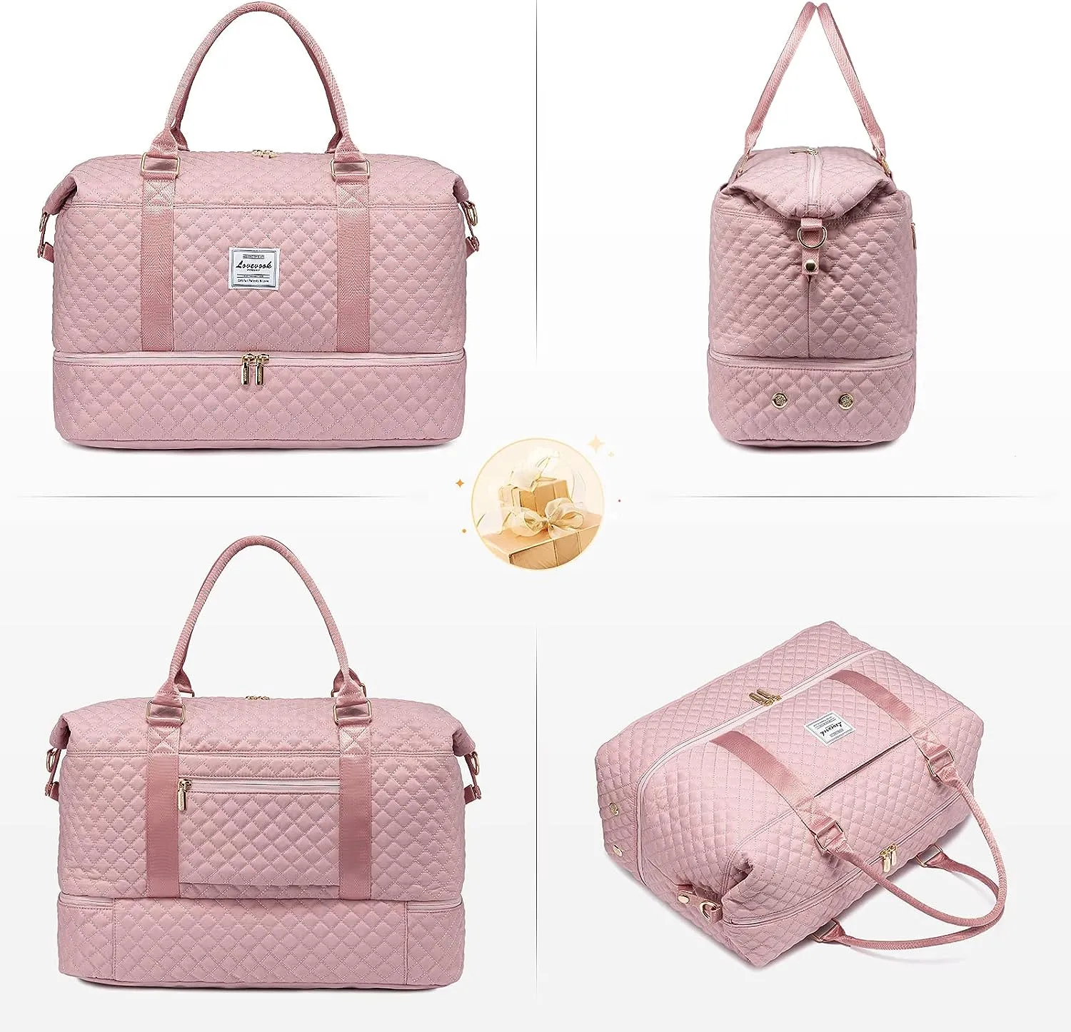 Travel Bag Paris Pink (Travel Bag)