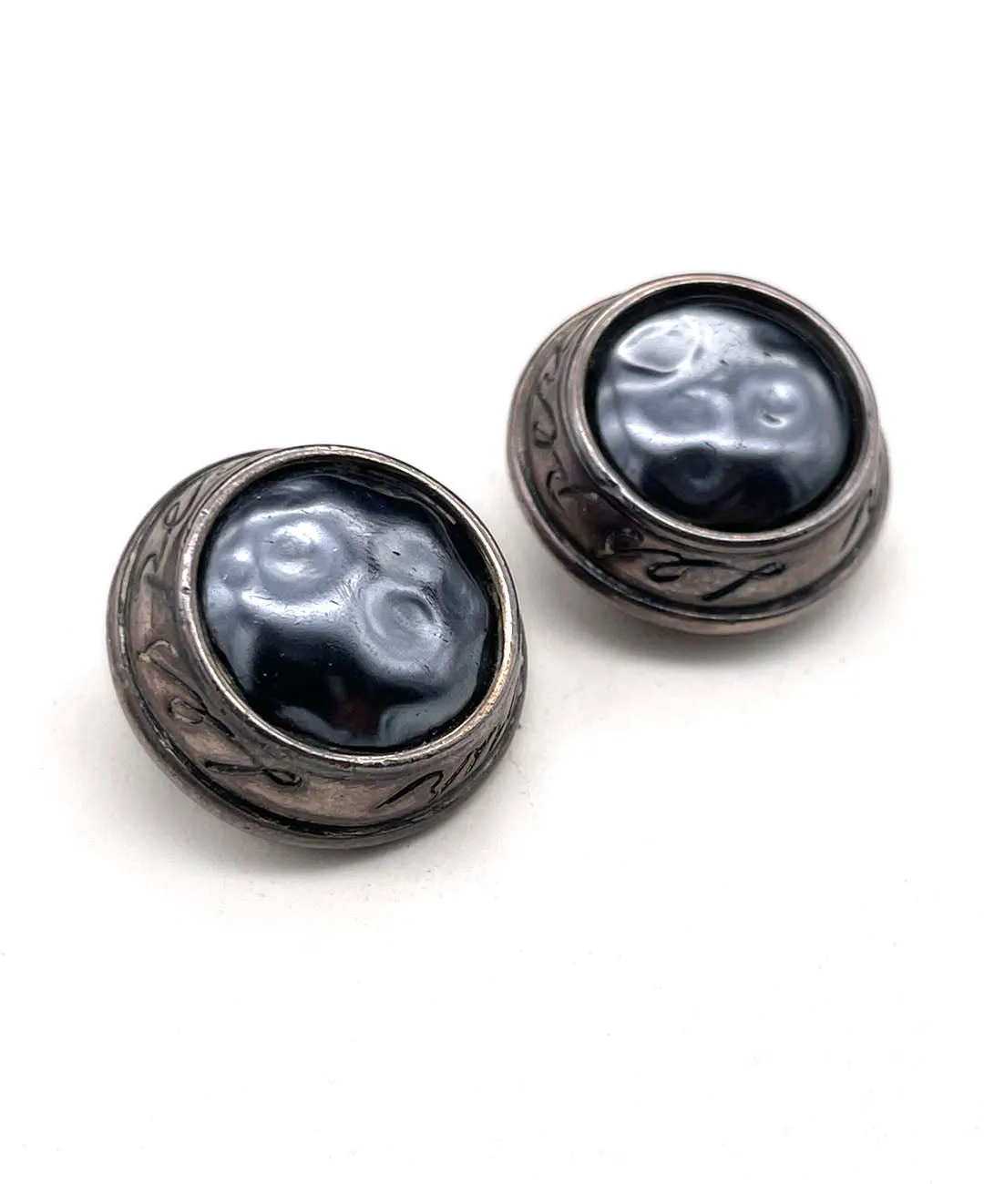 【USA輸入】 ヴィンテージ CAROLEE パール シルバー925 イヤリング/Vintage CAROLEE Pearl Silver925 Clip On Earrings