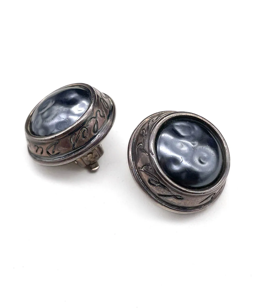 【USA輸入】 ヴィンテージ CAROLEE パール シルバー925 イヤリング/Vintage CAROLEE Pearl Silver925 Clip On Earrings