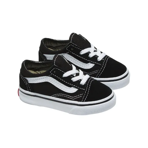 Vans Toddler Old Skool Shoe - Black/True White