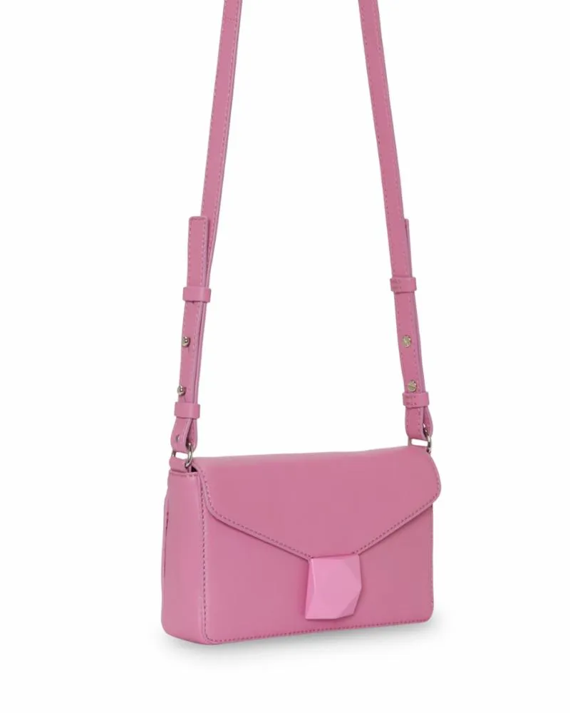 Vince Camuto Handbag LEFTO SMCRSBDY2 SHOCKING PINK/PATENT PU