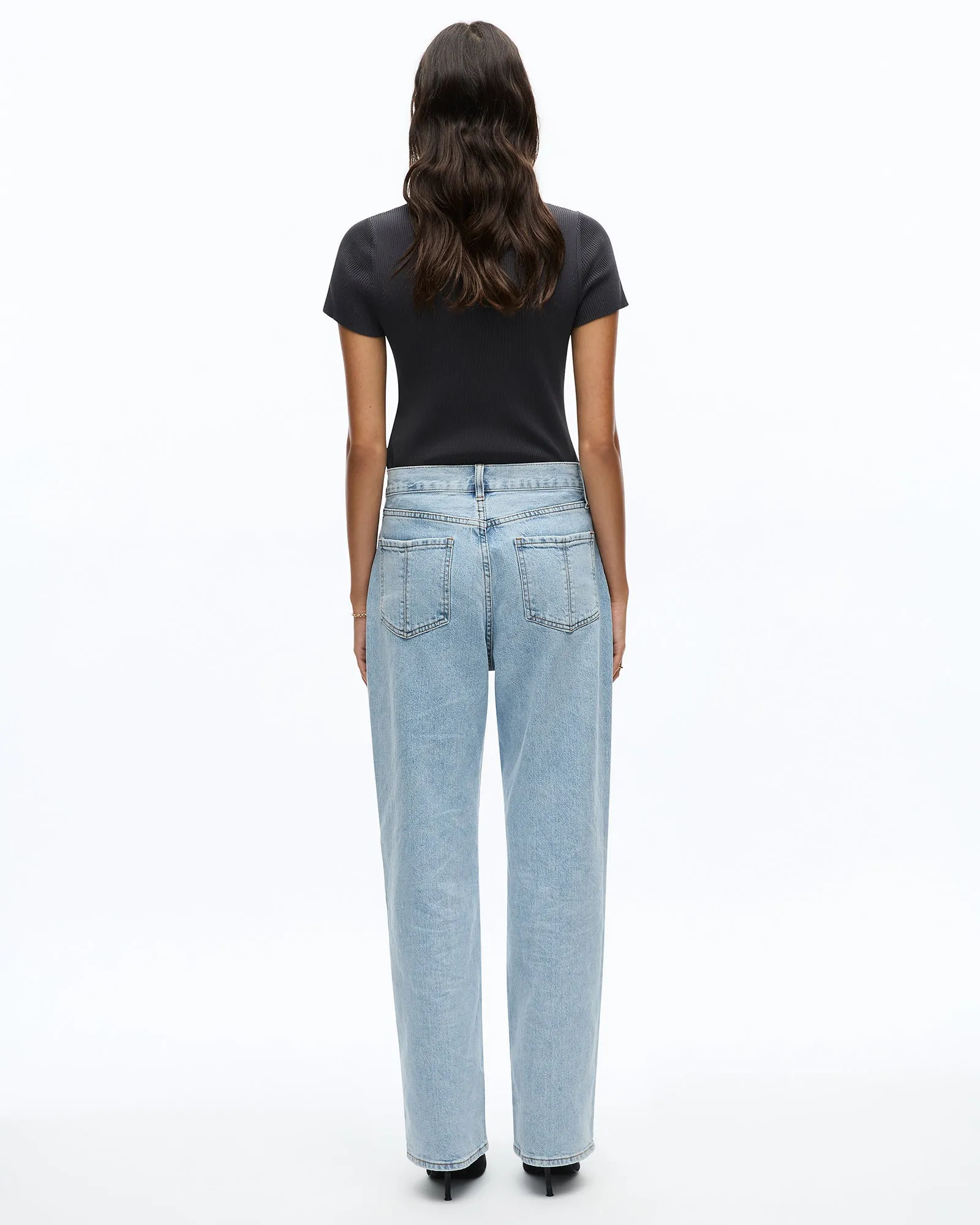 WIDE LEG JEAN - FADED INDIGO