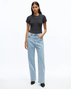 WIDE LEG JEAN - FADED INDIGO