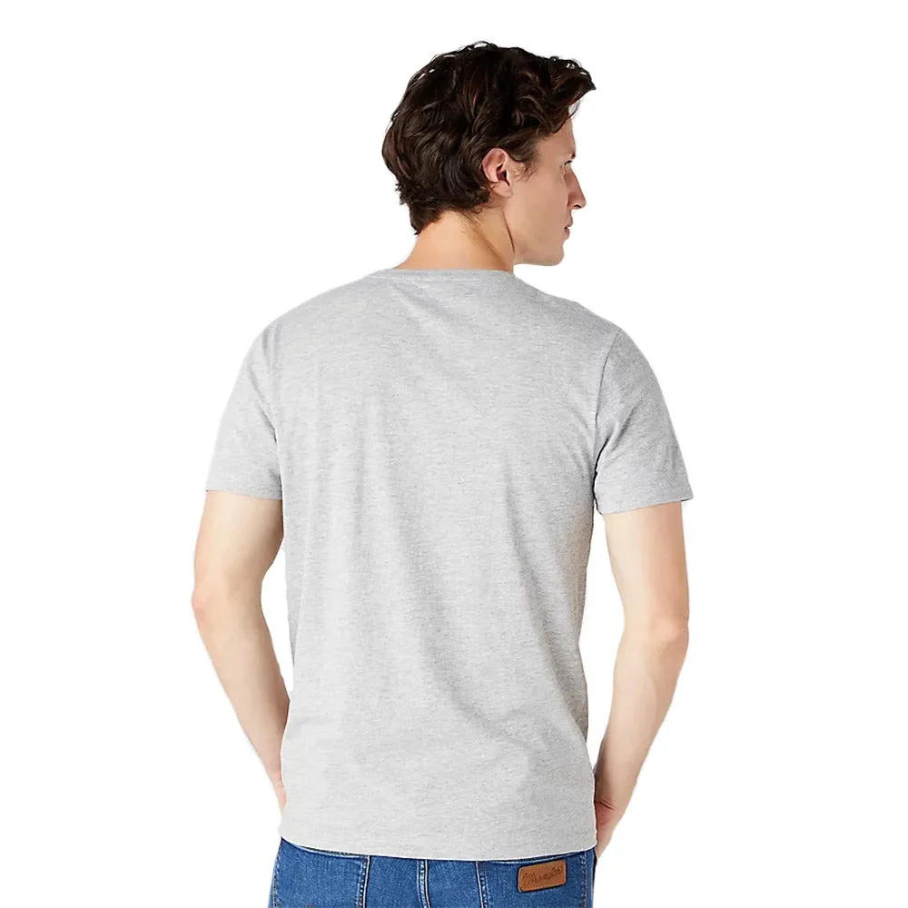 Wrangler Frame Logo Tee In Grey