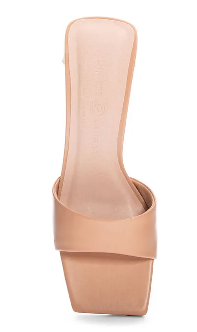 Yanda Dress Sandal - Nude