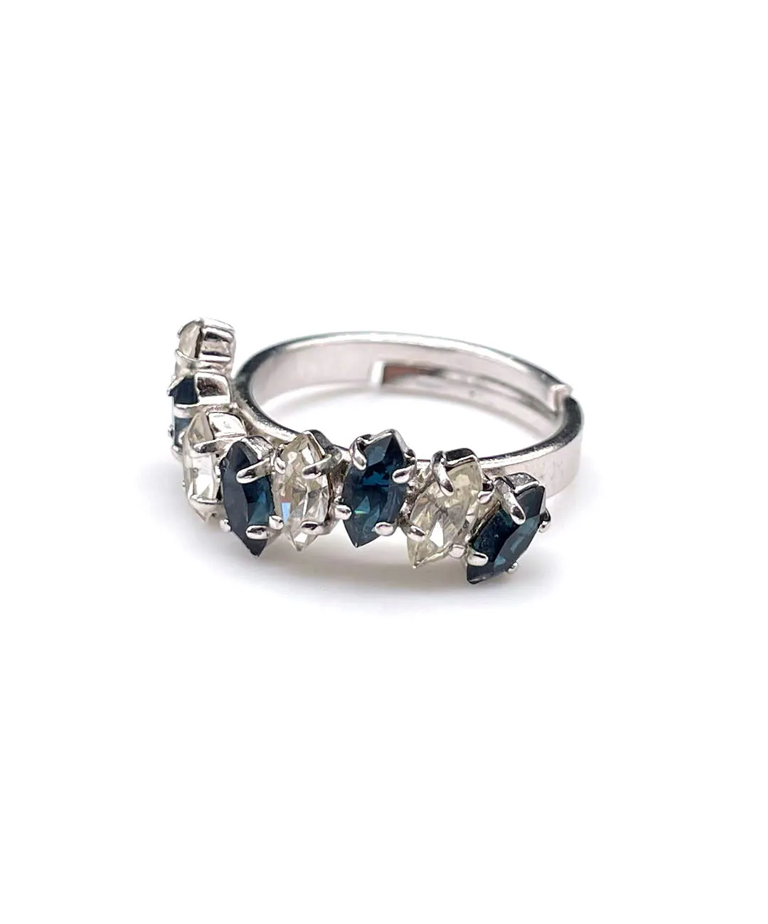 【ドイツ買付】ヴィンテージ SEIBOTH サファイアブルー ウェーブ ハーフエタニティ リング/Vintage SEIBOTH Sapphire Wave Eternity Ring