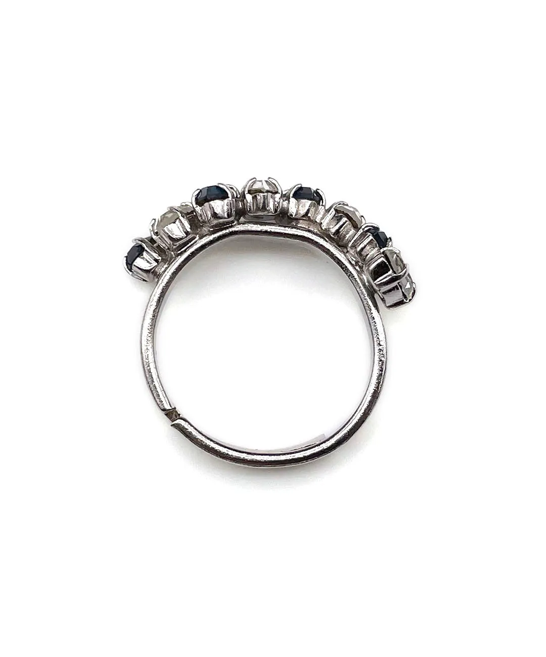 【ドイツ買付】ヴィンテージ SEIBOTH サファイアブルー ウェーブ ハーフエタニティ リング/Vintage SEIBOTH Sapphire Wave Eternity Ring